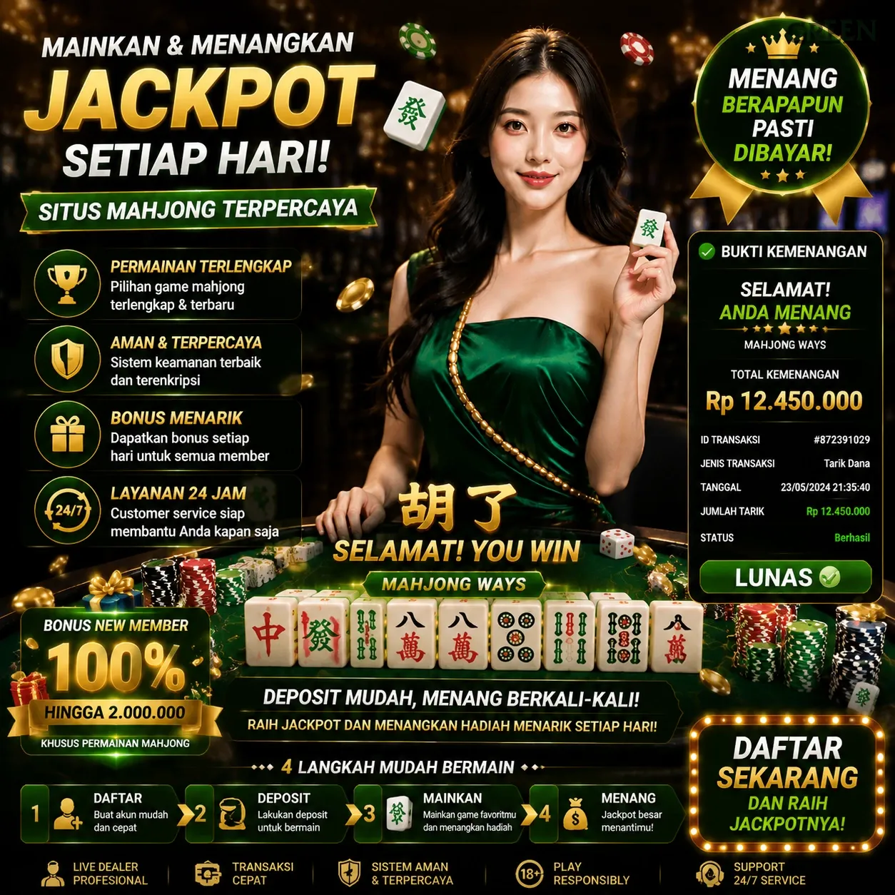 green